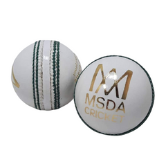 MSDA Premier White Cricket Ball - Precision Craftsmanship, Consistent Performance